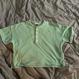Universal Thread Green Button-Up Blouse